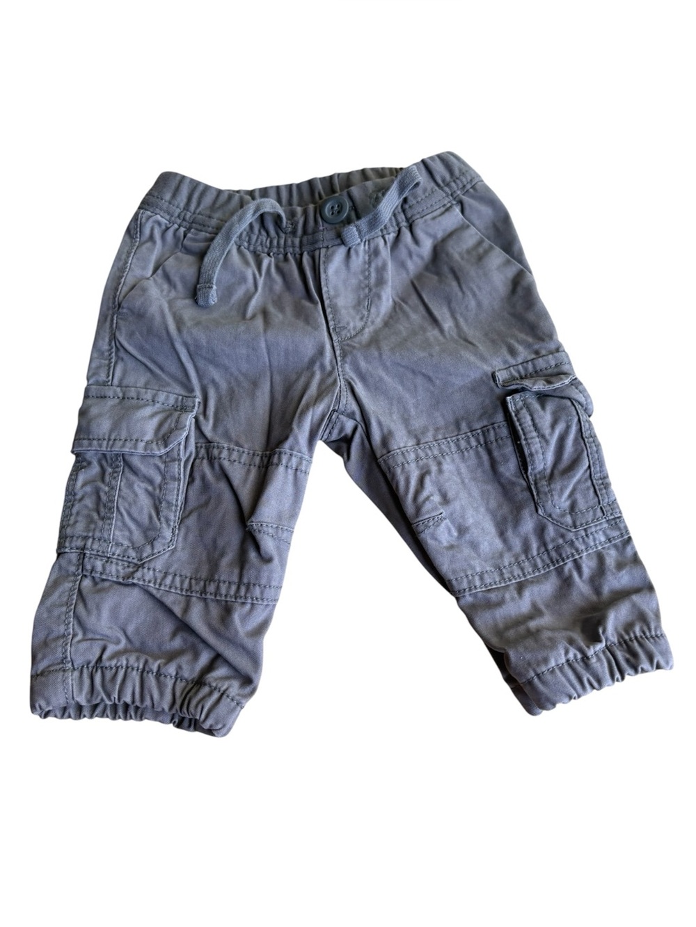 Baby Gap 3 months cargo elastic waist lined pants cotton boys stretch
